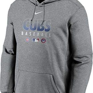 Gray Chicago Cubs Hoodie Pullover