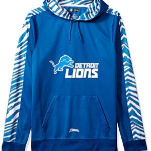 Gray Zubaz Detroit Lions Hoodie Pullover