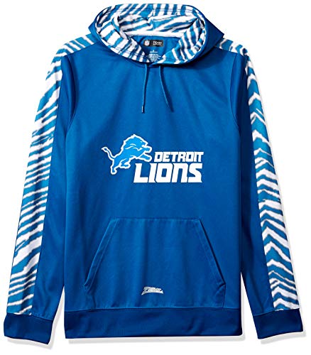Gray Zubaz Detroit Lions Hoodie Pullover
