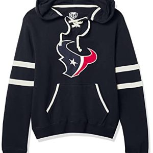 Houston Texans Lace-Up Hoodie Pullover