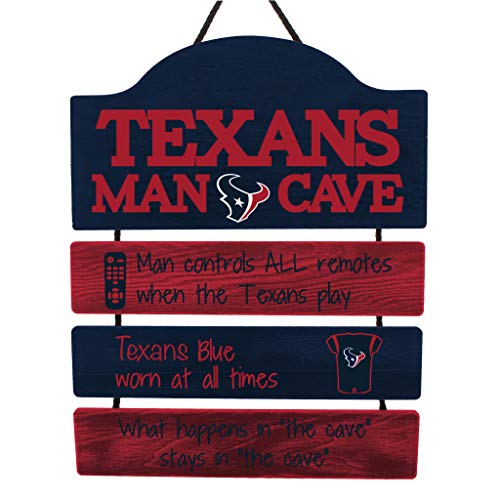 Houston Texans Man Cave Wall Sign