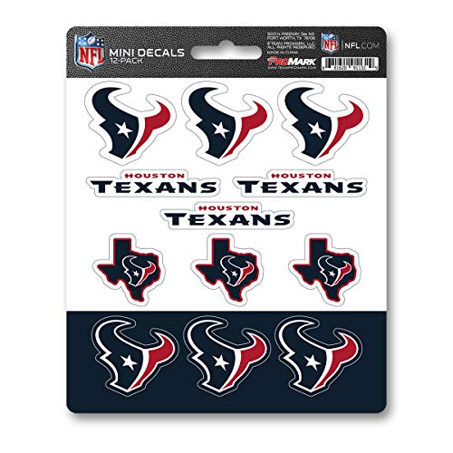 Houston Texans Sticker Set Mini 12-Pack