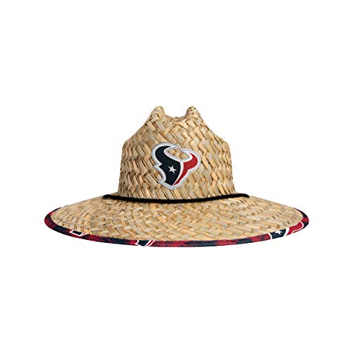 Houston Texans Straw Sun Hat Floral Pattern