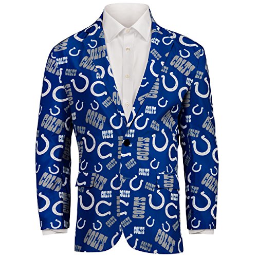 Indianapolis Colts Business Suit Jacket Repeat Pattern