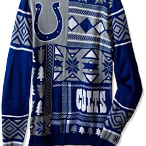 Indianapolis Colts Ugly Sweater Patches Pattern