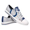 Indianapolis Colts Women's Low Top Canvas Sneakers