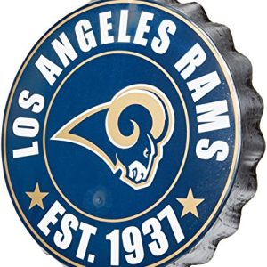 Los Angeles Rams Bottle Cap Wall Sign