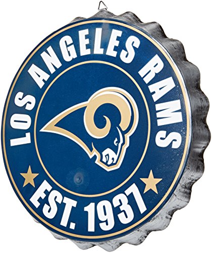 Los Angeles Rams Bottle Cap Wall Sign
