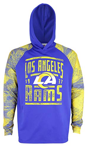 Los Angeles Rams Pullover Hoodie with Static Sleeves