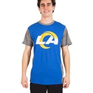 Los Angeles Rams Raglan Short Sleeve T-Shirt