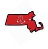 Massachusetts Home State Boston Red Sox Sticker