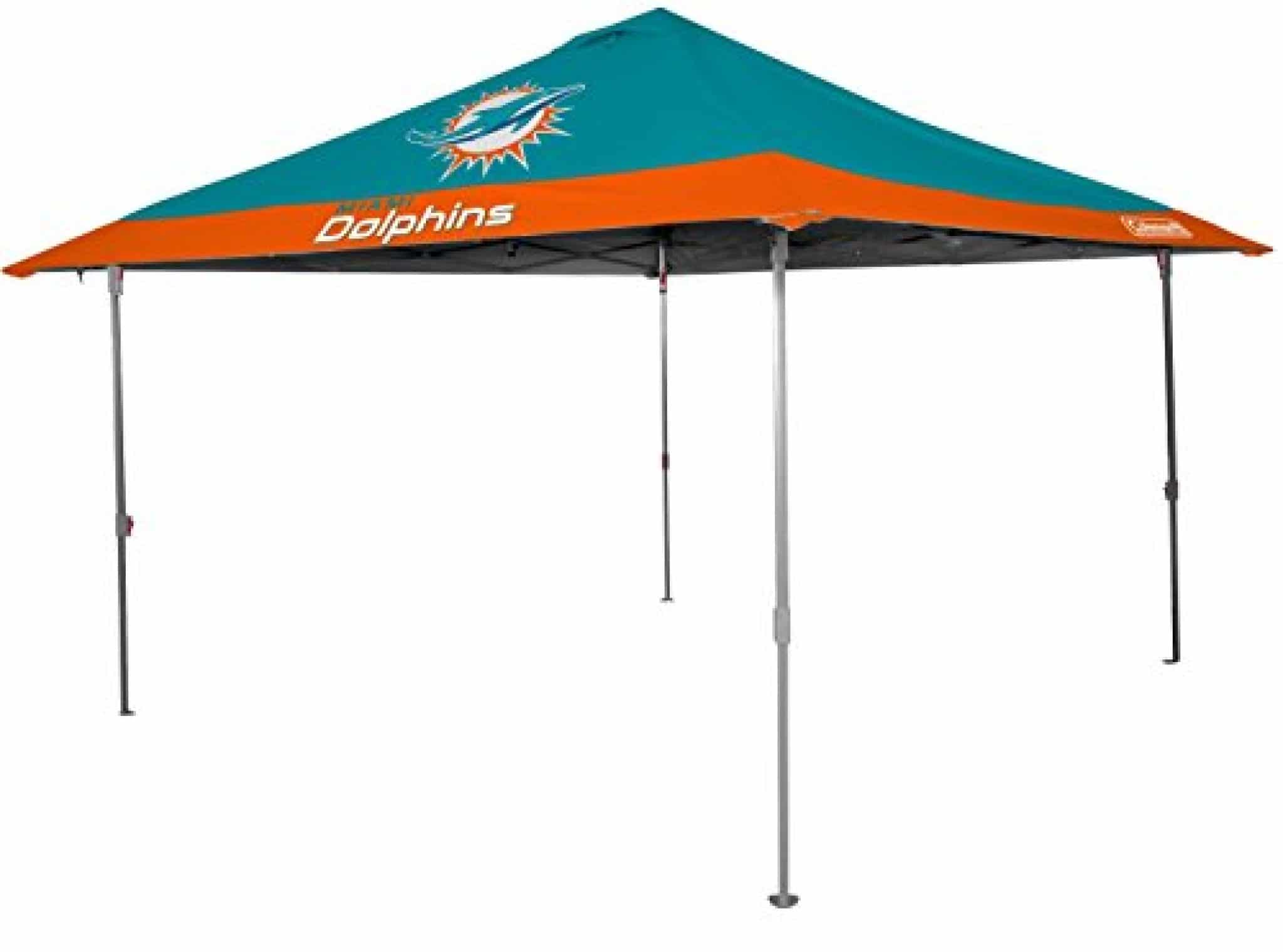 Miami Dolphins 10x10 Canopy Tent Sports Hard Hats