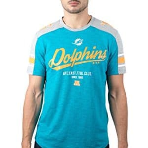 Miami Dolphins Crew Neck Tee Shirt