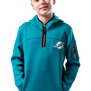 Miami Dolphins Hoodie Quarter-Zip Pullover