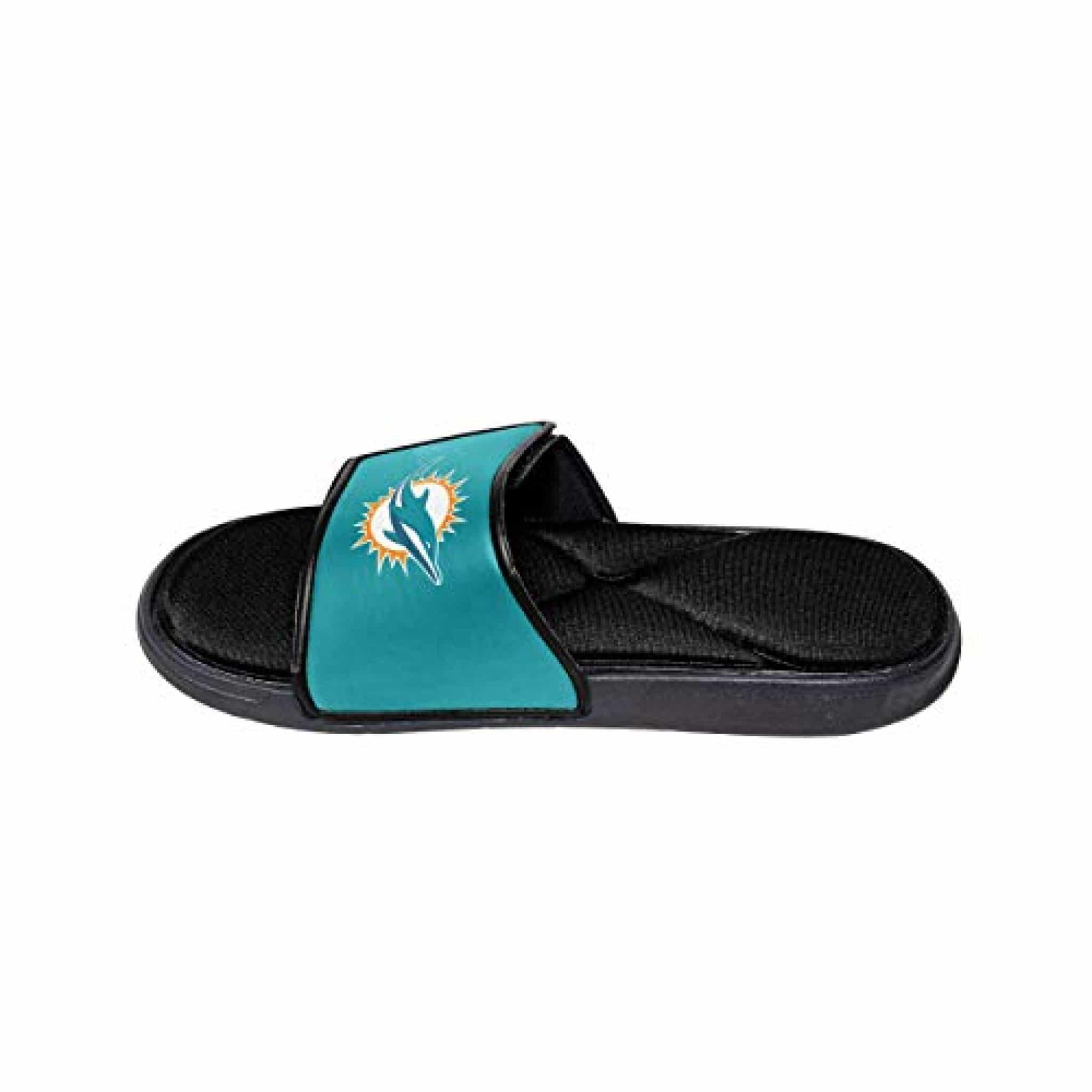 Miami Dolphins Shower Slide Flip Flops Sports Hard Hats