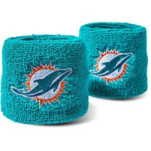 Miami Dolphins Wristbands Cotton 2-Pack