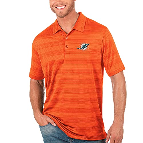 Orange Miami Dolphins Golf Shirt Polo