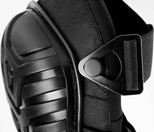 Professional Knee Pads for Work, Heavy Duty Foam Padding Gel Construction Knee Pads with Strong Double Straps (Knee High)