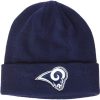 Raised Cuff Los Angeles Rams Beanie Youth Size