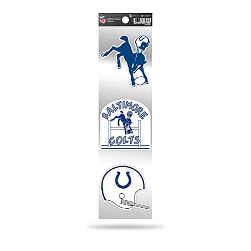 Retro Indianapolis Colts Sticker Sheet 3-Pack