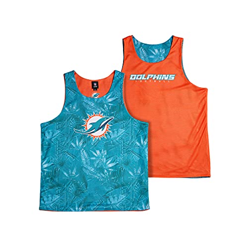 Reversible Floral Miami Dolphins Tank Top