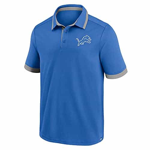 Ringed Sleeve Detroit Lions Golf Shirt Polo