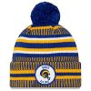Royal & Gold Los Angeles Rams Beanie with Pom