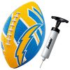 Rubber Los Angeles Chargers Youth Football 8.5" with Pump