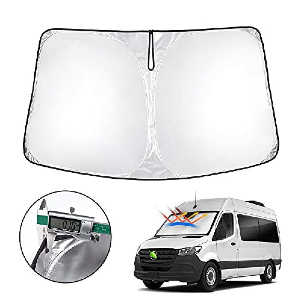 T TGBROS Custom Fit for Windshield Sunshade 20072021 Mercedes Benz