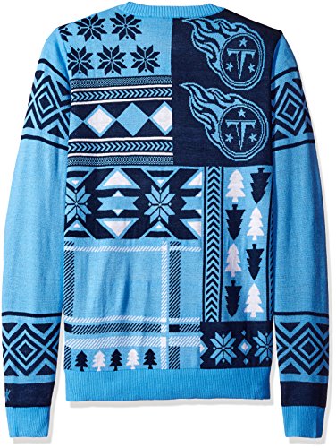 Tennessee Titans Ugly Sweater Patches Pattern