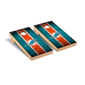 Victory Tailgate Regulation Miami Dolphins Cornhole Set with 8 Bags