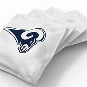 White Los Angeles Rams Cornhole Bean Bag Set 8-Pack