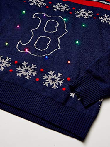 Women's Boston Red Sox Light Up V-Neck Ugly Sweater