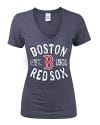 Women's Boston Red Sox V-Neck Polo Shirt