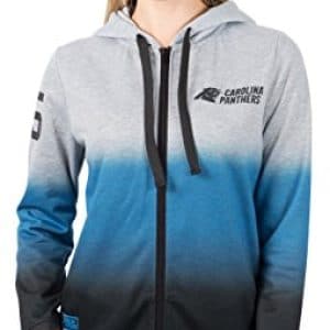 Women's Full-Zip Carolina Panthers Hoodie Sweatshirt