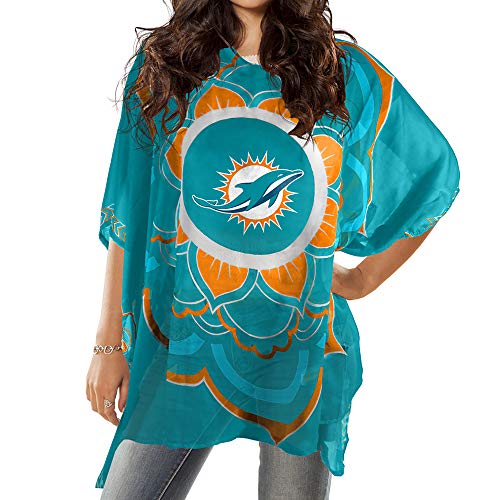 Women's Miami Dolphins Beach Cover Up One Size Fits Most