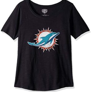 Women's Slub Scoop Miami Dolphins T-Shirt