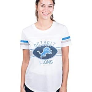 women soft mesh detroit lions varsity t shirt jersey 2