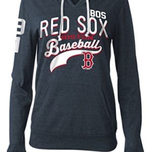 Women's Tri-Blend Boston Red Sox Hoodie Pullover with Pouch Pocket