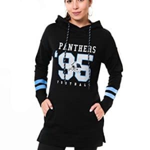 Women's Tunic Carolina Panthers Hoodie Pullover