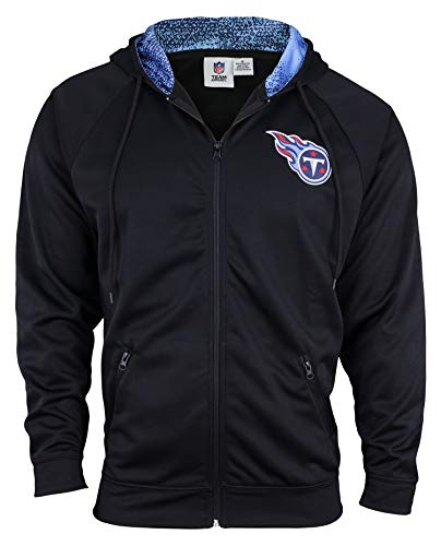 Zubaz Full Zip Tennessee Titans Hoodie Jacket Fleece