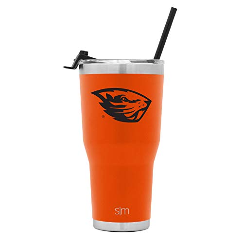 Oregon State Beavers Tumbler with Straw and Flip Lid 30oz